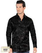 Lamasini - Camisa  Negra Modern Fit 0123