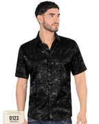Lamasini - Camisa  Negra Modern Fit 0123