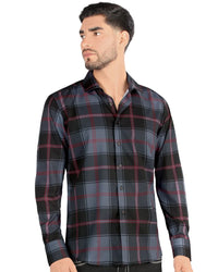 Montero - Men's Western Shirt Black 0814 Long Sleeve