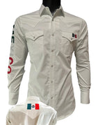 Montero - Shirt Mexico Embroidery White 0459