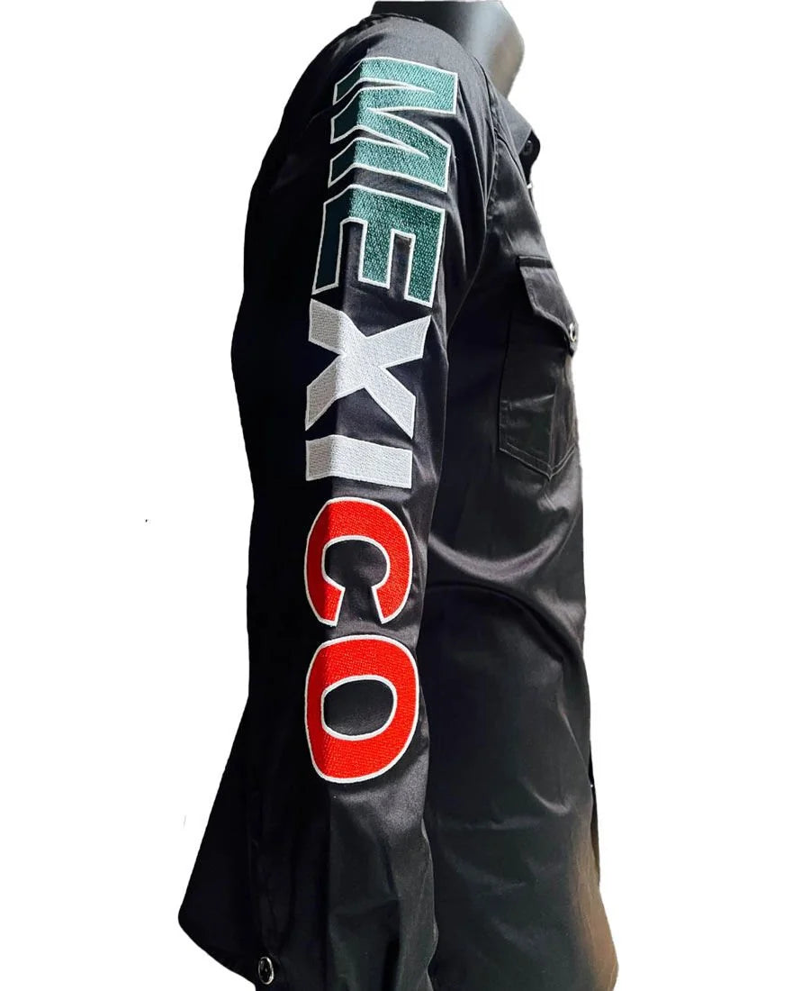 Montero - Shirt Mexico Embroidery Black 0459