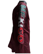Montero - Shirt Mexico Embroidery  Burgundy 0459
