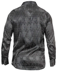 Montero - Black Micro-Pattern Modern Fit Shirt  4032 MON-52421