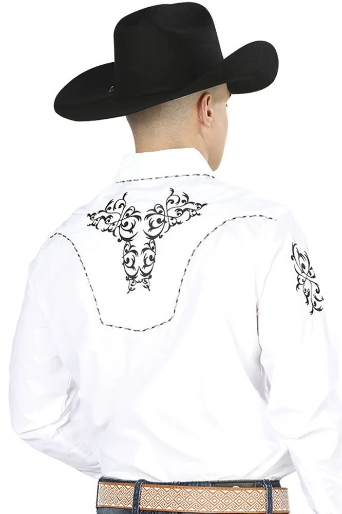 El General -Camisa Vaquera Blanca  40991