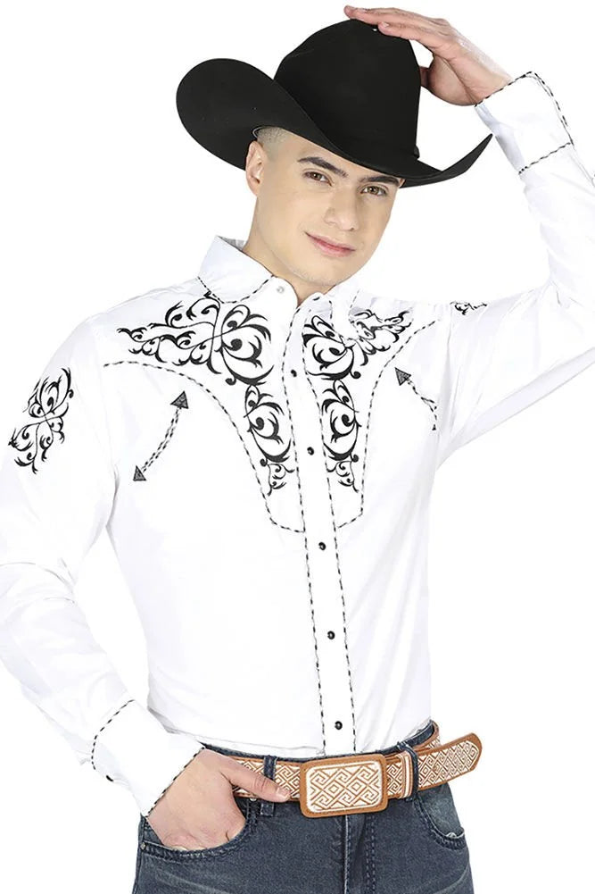 El General -Camisa Vaquera Blanca  40991