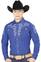 El General - Camisa Vaquera Azul Rey 40993
