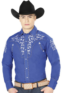 El General - Camisa Vaquera Azul Rey 40993