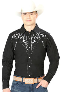 El General - Camisa Vaquera Negra 41003