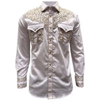 Montero - Embroidered Western Shirt White 3552