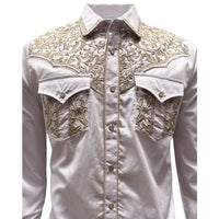 Montero - Embroidered Western Shirt White 3552