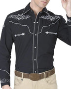 El General - Camisa Vaquera Negra 40983