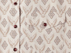The American West - Short-Sleeve Plaid Western Shirt – Beige AW-506