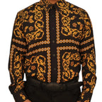 White Diamonds - Fashion Denim Shirt  Cross Design - Black WD-822