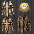 White Diamonds - Fashion Denim Shirt  Cross Design - White WD-823