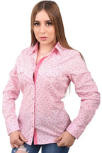 White Diamonds  Women’s Blusa Vaquera Color Rosa WD 11-533
