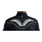 White Diamonds Denim Shirt - Black WD-855