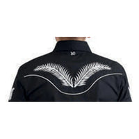 White Diamonds Denim Shirt - Black WD-855