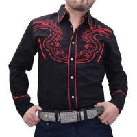 White Diamonds Denim Shirt - Black WD-850