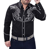 White Diamonds Denim Shirt - Black WD-851