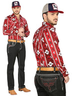 Men's Boot Cut Western Jeans – Stretch Denim Cowboy Pants -  Black 44968