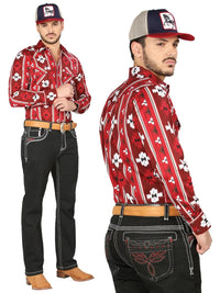 Men's Boot Cut Western Jeans – Stretch Denim Cowboy Pants -  Black 44968