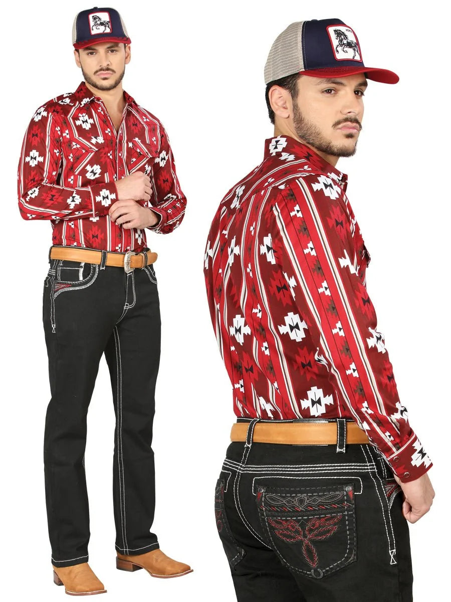 Men's Boot Cut Western Jeans – Stretch Denim Cowboy Pants -  Black 44968