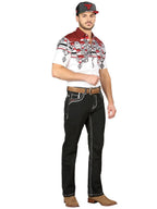 Men's Boot Cut Western Jeans – Stretch Denim Cowboy Pants - Black 44972