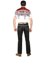 Men's Boot Cut Western Jeans – Stretch Denim Cowboy Pants - Black 44972