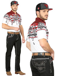 Men's Boot Cut Western Jeans – Stretch Denim Cowboy Pants - Black 44972