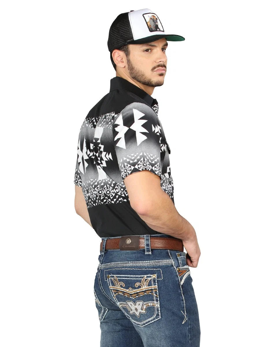 Men's Boot Cut Western Jeans – Stretch Denim Cowboy Pants -  Blue 44973