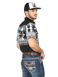 Men's Boot Cut Western Jeans – Stretch Denim Cowboy Pants -  Blue 44973