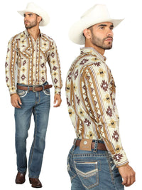 Men's Boot Cut Western Jeans – Stretch Denim Cowboy Pants -  Dark Blue 45314