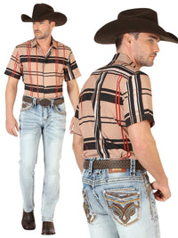 Men's Boot Cut Western Jeans – Stretch Denim Cowboy Pants -  Light Blue 45531