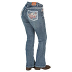 Centenario Women's Bootcut Denim Western Jeans 44962 - Dark-Blue - OriginalWestern.com