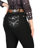 Centenario Women's Bootcut Denim Western Jeans 45319 - Black - OriginalWestern.com