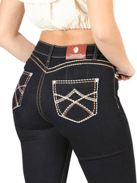 Centenario Women's Bootcut Denim Western Jeans 45544 - Medium Blue - OriginalWestern.com
