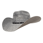 CHEYENNE GRAY BANGORA STRAW 218 - OriginalWestern.com