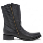 Cuadra Leather Mid - Calf Square Toe Boots - OriginalWestern.com