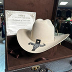 Cuernos Chuecos 1000X King Ranch Mink & Beaver Fur Felt Western Cowboy Hat - Silverbelly - OriginalWestern.com