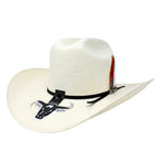 Cuernos Chuecos 100X George Style Western Cowboy Shantung Straw Hat - OriginalWestern.com