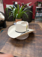 Cuernos Chuecos 100X George Style Western Cowboy Shantung Straw Hat - OriginalWestern.com