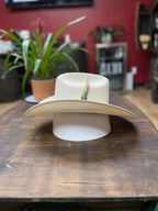 Cuernos Chuecos 100X George Style Western Cowboy Shantung Straw Hat - OriginalWestern.com