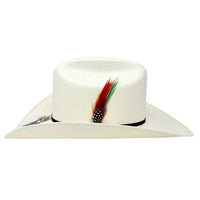 Cuernos Chuecos 100X George Style Western Cowboy Shantung Straw Hat - OriginalWestern.com