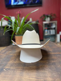 Cuernos Chuecos 100X George Style Western Cowboy Shantung Straw Hat - OriginalWestern.com
