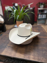 Cuernos Chuecos 100X George Style Western Cowboy Shantung Straw Hat - OriginalWestern.com