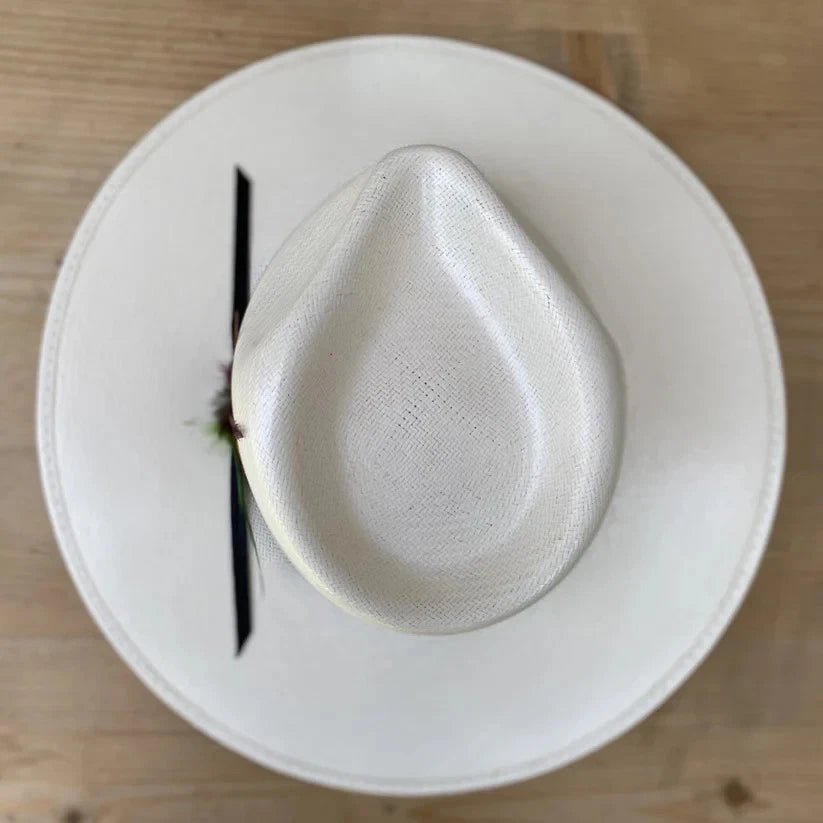 Cuernos Chuecos 100X Indiana Style Western Cowboy Shantung Straw Hat - OriginalWestern.com