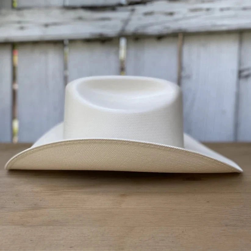Cuernos Chuecos 100X Julion Milano Style Western Cowboy Shantung Straw Hat - OriginalWestern.com