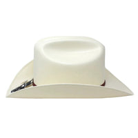 Cuernos Chuecos 100X Julion Milano Style Western Cowboy Shantung Straw Hat - OriginalWestern.com