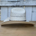 Cuernos Chuecos 100X Sonora 3-Randas Style Western Cowboy Shantung Straw Hat - OriginalWestern.com