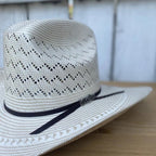 Cuernos Chuecos 100X Sonora Mountain Peak Style Western Cowboy Shantung Straw Hat - OriginalWestern.com